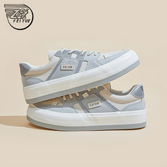 Women's Colorblock Platform Sneakers Low Top Shoes