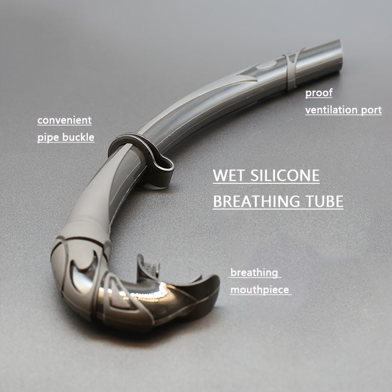Foldable Diving Snorkel Comfortable Breathing Tube