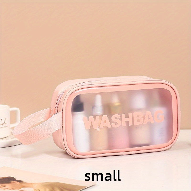 Portable Travel Storage Bag Toiletry Wash Bag Zipper Waterproof