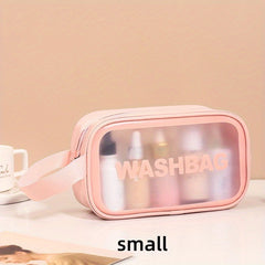 Portable Travel Storage Bag Toiletry Wash Bag Zipper Waterproof