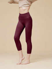 Women's Solid Thermal Pants Soft & Comfy Slim Elastic Tights