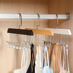 8-Hook Hanger Rotating Retro Hanging Vest Organizer