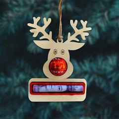 Christmas Cash Gift Pendant Santa Claus Fawn Wallet Red Packet Decoration