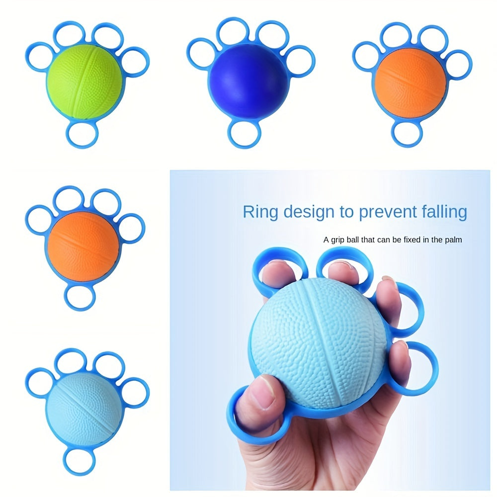 Finger Grip Ball Finger Expander Strength Recovery Trainer
