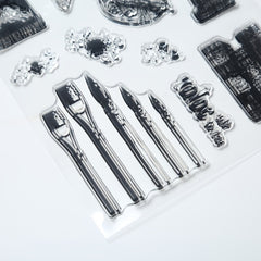 Cartoon Stamp Art Tools for Cards Journals Scrapbooks