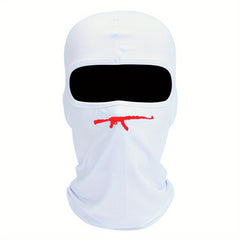 AK47 Print Mask Hood for Outdoor Riding Balaclava Hat