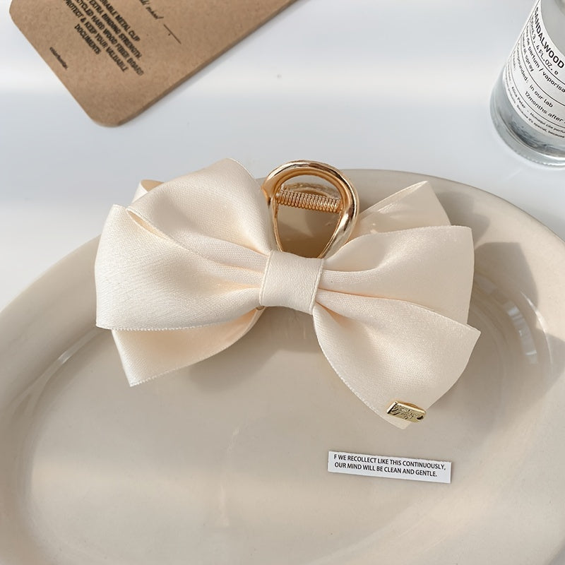 Bowknot Hair Clip Bow Hair Claw Large Barrette Hair Clamp Headdress