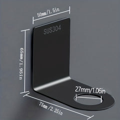Stainless Steel Shampoo Bottle Hanger Wall-mounted Holder
