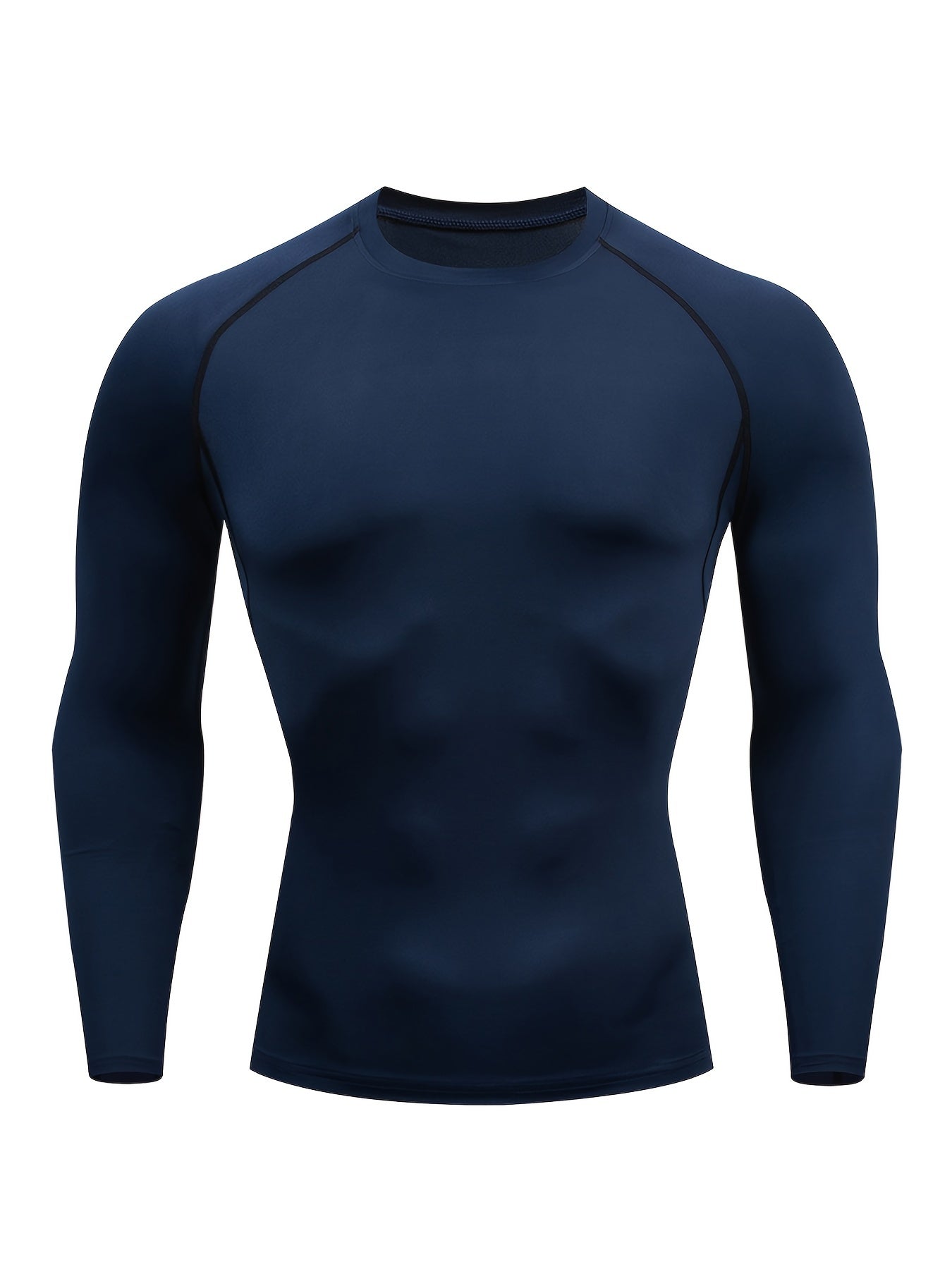 Men's Compression Shirt Long Sleeve Base Layer Top for Workouts