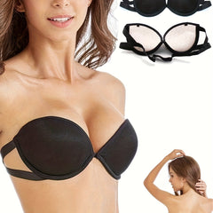Strapless Bandeau Bra Comfy Push Up Invisible Bra Women's Lingerie