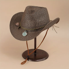 Outdoor Western Cowboy Straw Hat for Men and Women