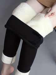 Fleece Lined Yoga Pants Warm Fitness Leggings Women's Activewear