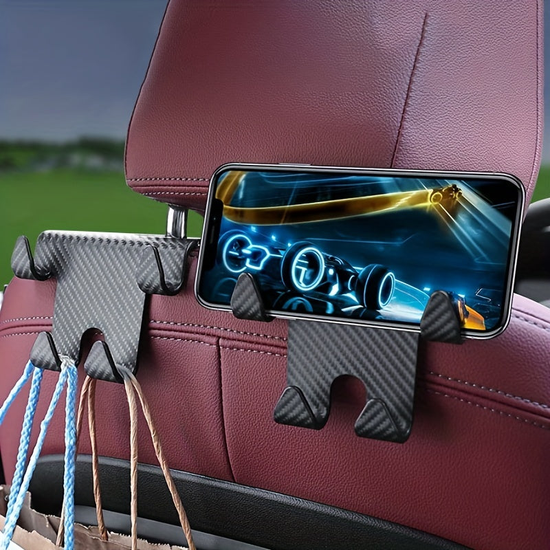 Car Seat Back Hook Rear Phone Holder Headrest Hook