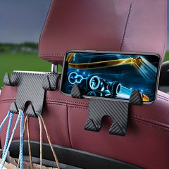 Car Seat Back Hook Rear Phone Holder Headrest Hook