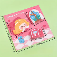 1pc Cartoon Multifunctional Convenience Stickers Handbook Decorative Stickers