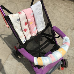 Baby Stroller Armrest Protector Cotton Infant Bib Newborn Burp Cloth