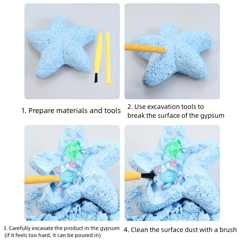 Science Archaeological Digging Starfish Marine Life Toy