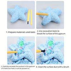 Science Archaeological Digging Starfish Marine Life Toy
