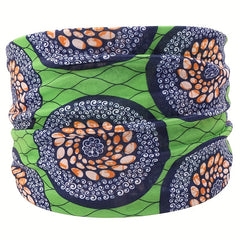 Colorful Tie Dye Stretch Headband for Yoga and Sweat Absorption