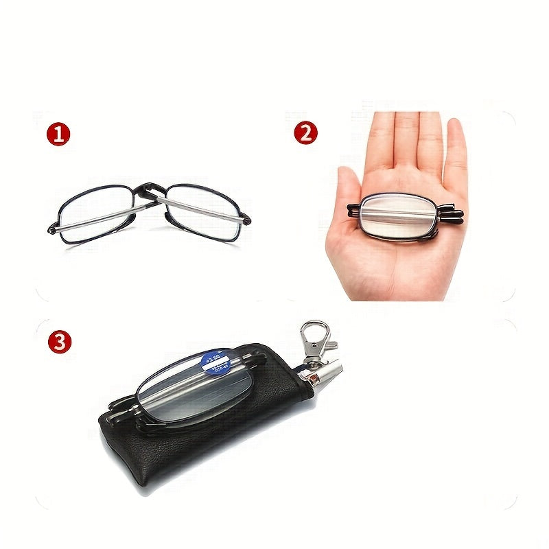 Foldable Anti Light Glasses For Reading Office Presbyopic Glasses
