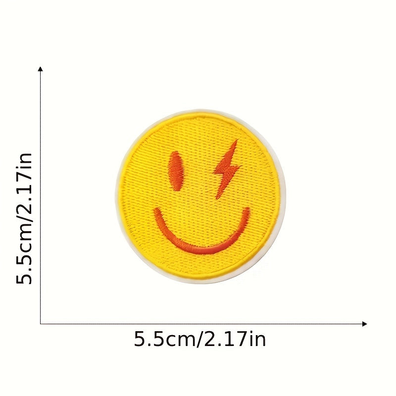 16pcs Pink Cartoon Iron On Patches Sew On Embroidered Applique Repair