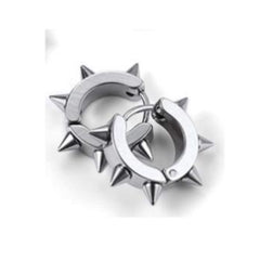 Barbed Titanium Steel Earrings Piercing Hoop Ear Cuffs