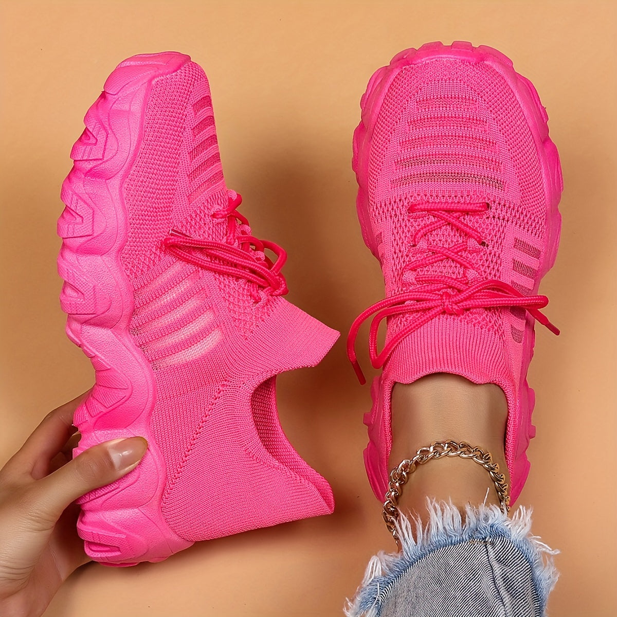 Octopus Sneakers Mesh Breathable Non Slip Running Shoes
