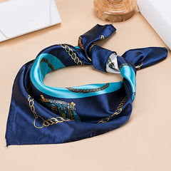 Printed Square Scarf Lightweight Scarf Holiday Gift Scarf