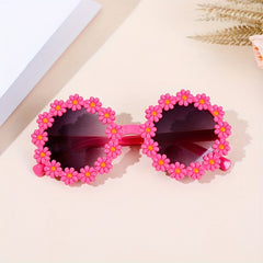 Daisy Flower Decor Sunglasses For Kids UV400