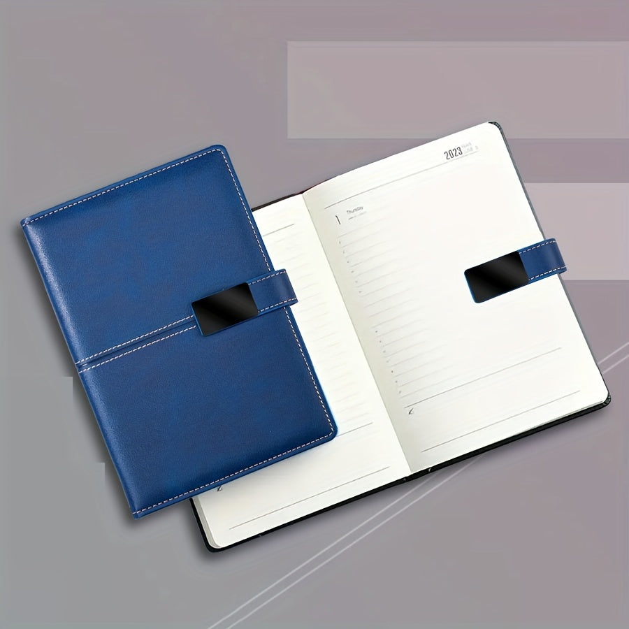 A5 Refillable Leather Journal Notebook with Lined Paper