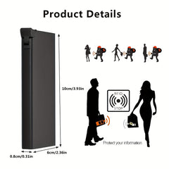 Men's RFID Credit Card Holder Wallet Mini Aluminum Storage Bag