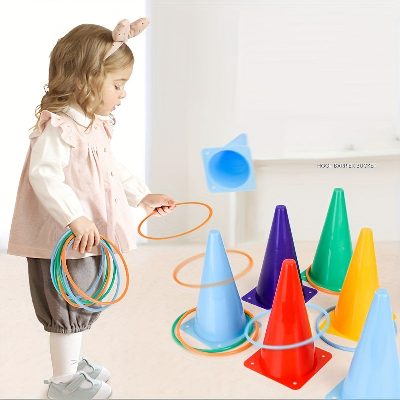 Traffic Roller Skating Set with Cones and Stakes