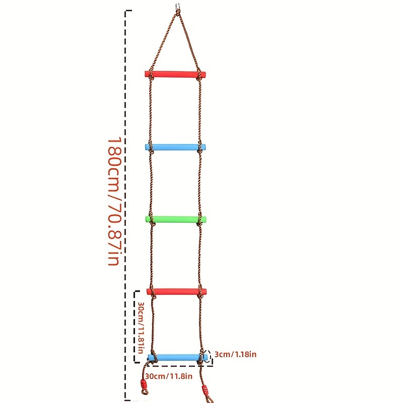 Rope Ladder Climbing Game Swing Tree House Playground Set