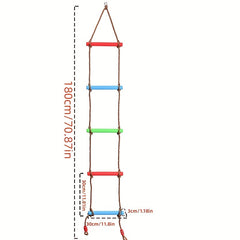 Rope Ladder Climbing Game Swing Tree House Playground Set