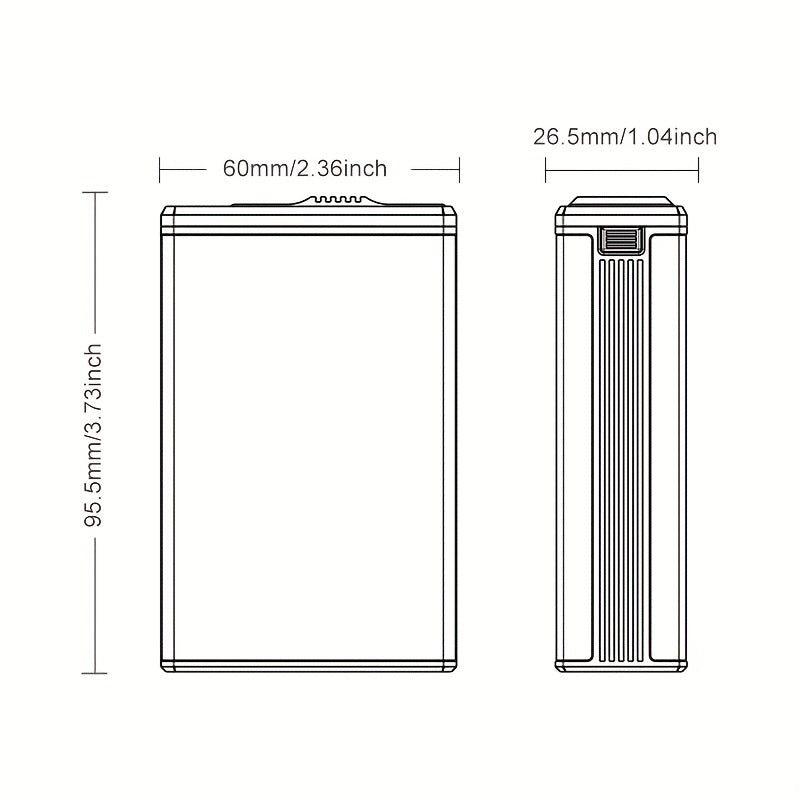 Waterproof 20pc Cigarette Case Holder Box