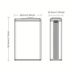 Waterproof 20pc Cigarette Case Holder Box