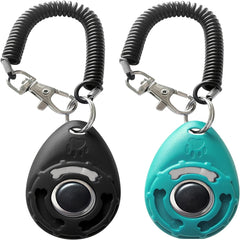 2pc Pet Training Clickers with Wrist Strap - Easy Dog Training