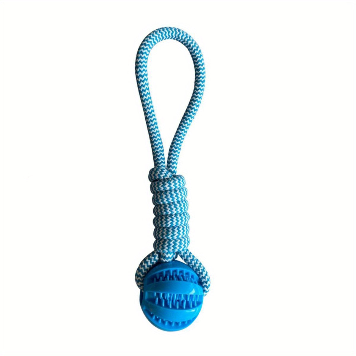 Pet Dog Puppy Cotton Rope Leakage Food Ball Molar Teeth Cleaning Toy
