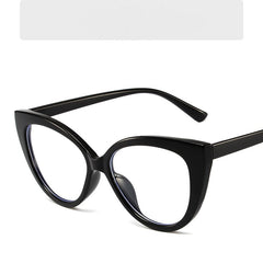 Cat Eye Anti Light Glasses Clear Lens Optical Spectacles