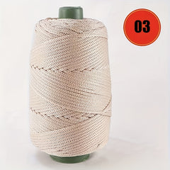 100% Polyester Viscose Thread Hand-knitted Sun Hat Yarn