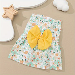 Summer Floral Skirt for Pets