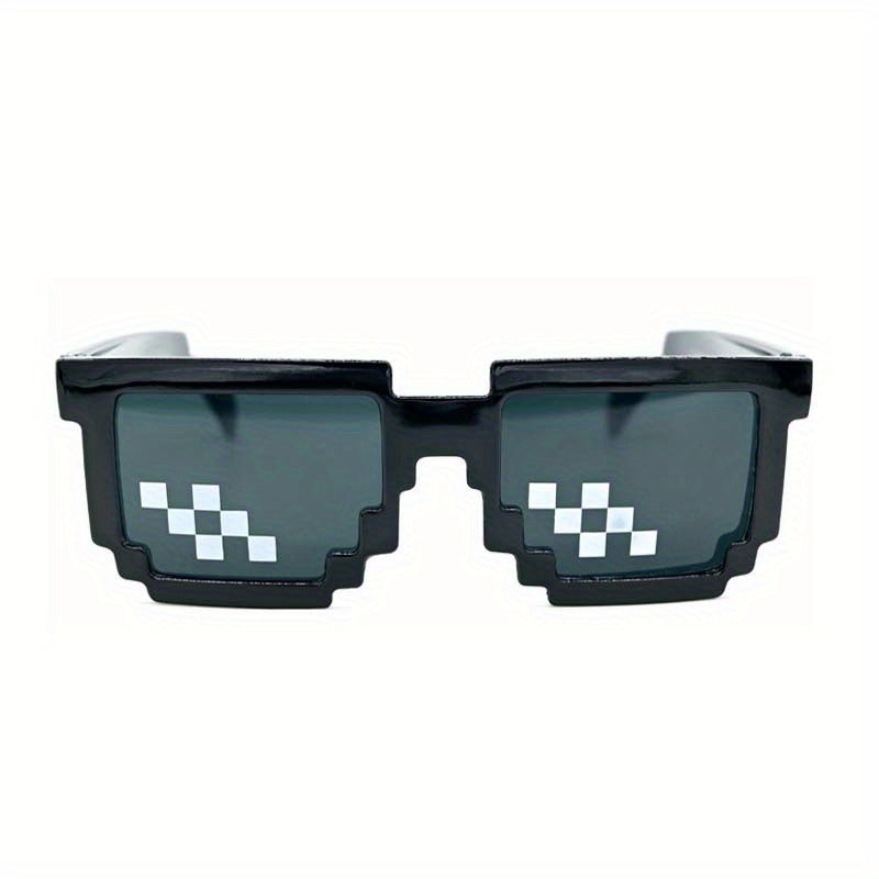 Funny Mosaic Glasses Men's Sunglasses for Traveling Party Gift