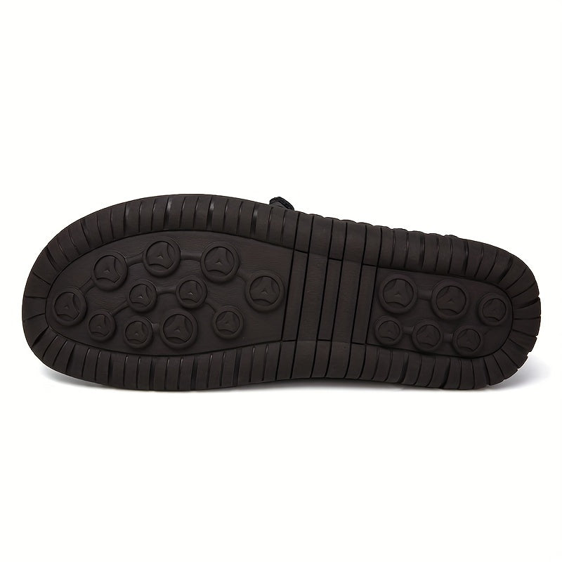 Men's Stitched Zipper Sneakers for Hiking & Climbing