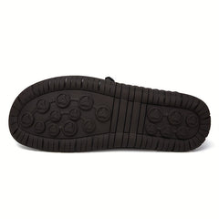 Men's Stitch Detail Loafer Shoes Zipper Slip-On Shoes Spring Summer