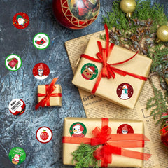 Christmas Theme Non Repeating Stickers Xmas Winter Holiday Party Stickers