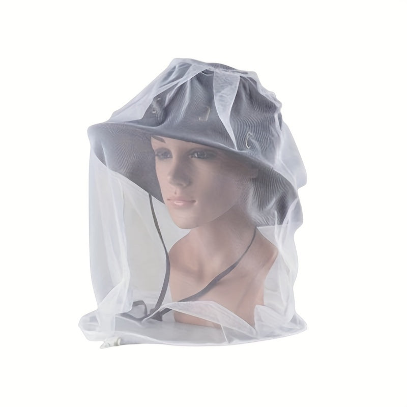 Outdoor Mosquito Hat Fishing Sunscreen Mesh Face Mask Insect Proof Hat