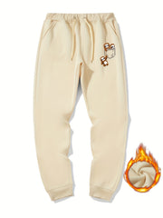 Sloth In Pocket Graphic Drawstring Joggers Men's Sweatpants