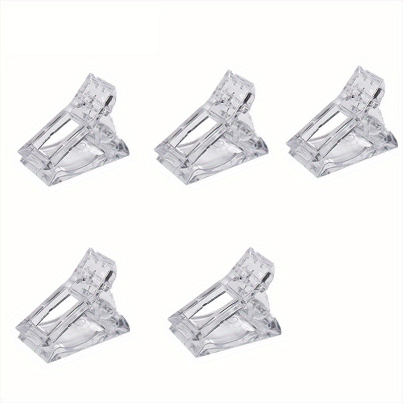 5 Pcs Nail Extension Clips Quick Building Fingernail Forms Tips Tools