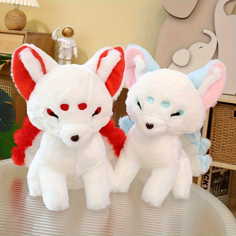 Realistic Sitting Fox Stuffed Animal Toy Doll Decoration Gift