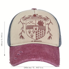Graffiti Print Block Baseball Cap Unisex